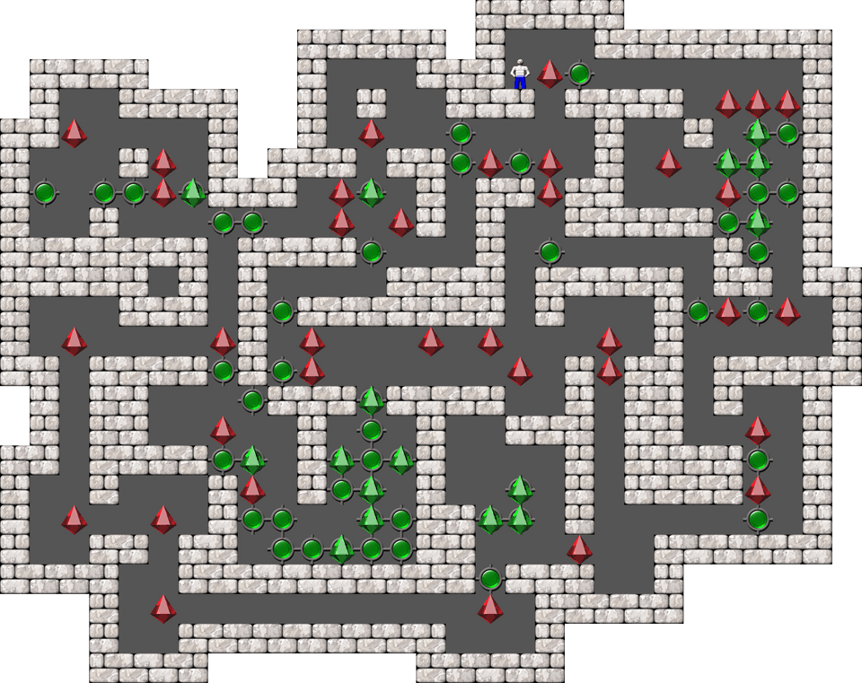 Sokoban Mass Remodel level 314